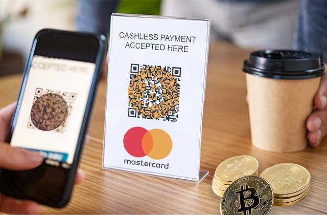 Mastercard pagos comercios bitcoin