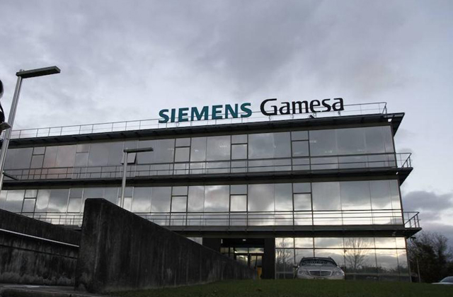 Siemens Gamesa cartel edificio Madrid