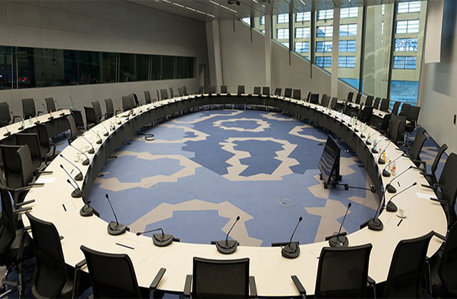 Sala de reunión del BCE