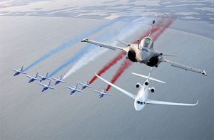 Aviones de la compañía aeroespacial francesa Dassault