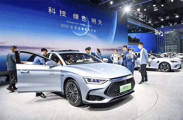 Venta de coches eléctricos en China