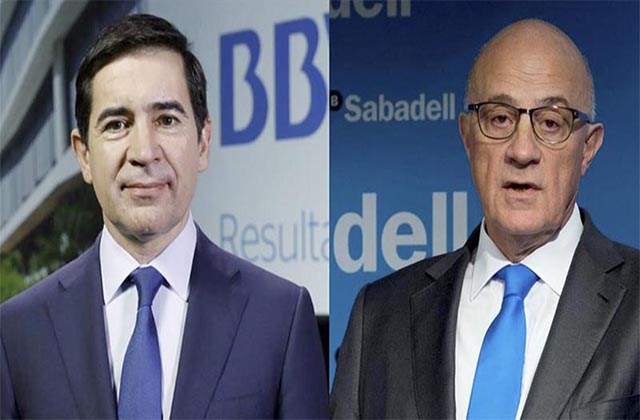 BBVA analiza una posible fusión con Banco Sabadell