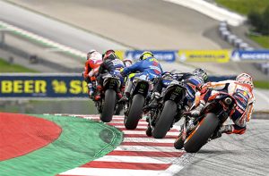Carrera de Moto GP