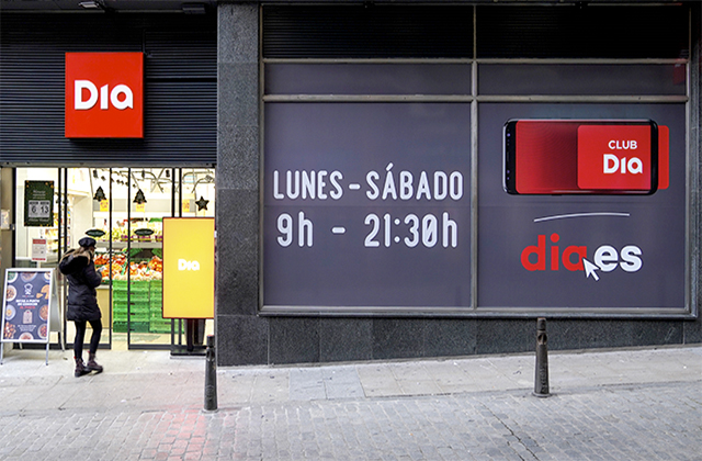 Suoermercado de la cadena DIA