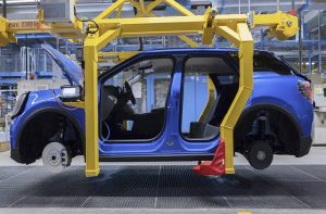 Producción del sector automovilístico europeo