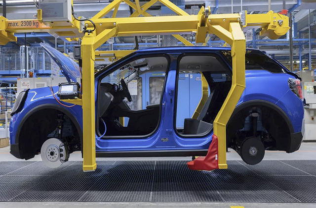 Producción del sector automovilístico europeo