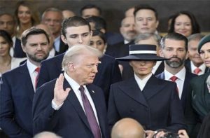 Donald Trump en su segunda investudura como presidente de EEUU