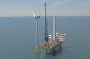 Parque eólico marino de Iberdrola en East Anglia (Reino Unido)