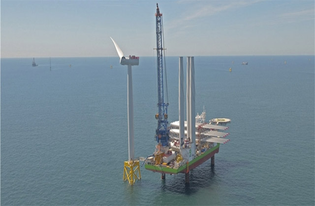 Parque eólico marino de Iberdrola en East Anglia (Reino Unido)