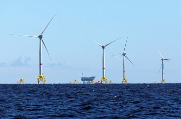 Parque eólico de Wikinger en el Mar Báltico