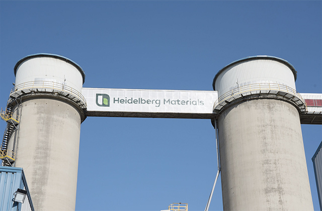 Fábrica de la cementera alremana Heidelberg