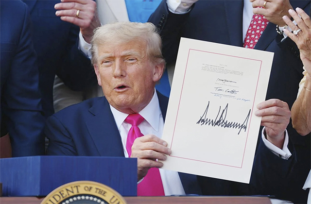 Donald Trump ha envíado 14 cartas a mandatarios de países de Asia y África