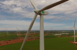 Parque eólico de Endesa en Motilla del Palancar (Cuenca)