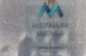 Logo de la minera chilena Antofagasta