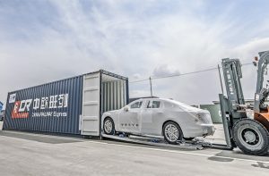 Exportaciones de automóviles y componentes desde China a Europa